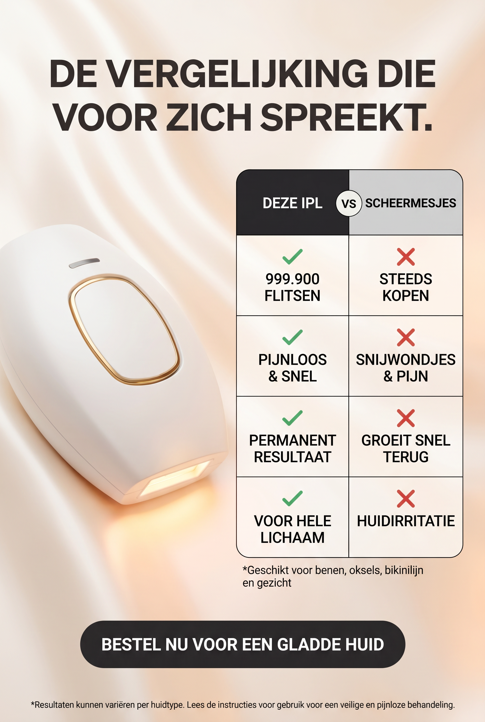 IPL ontharing thuis vs. laser: wat werkt beter? Kenza Beauty Lab