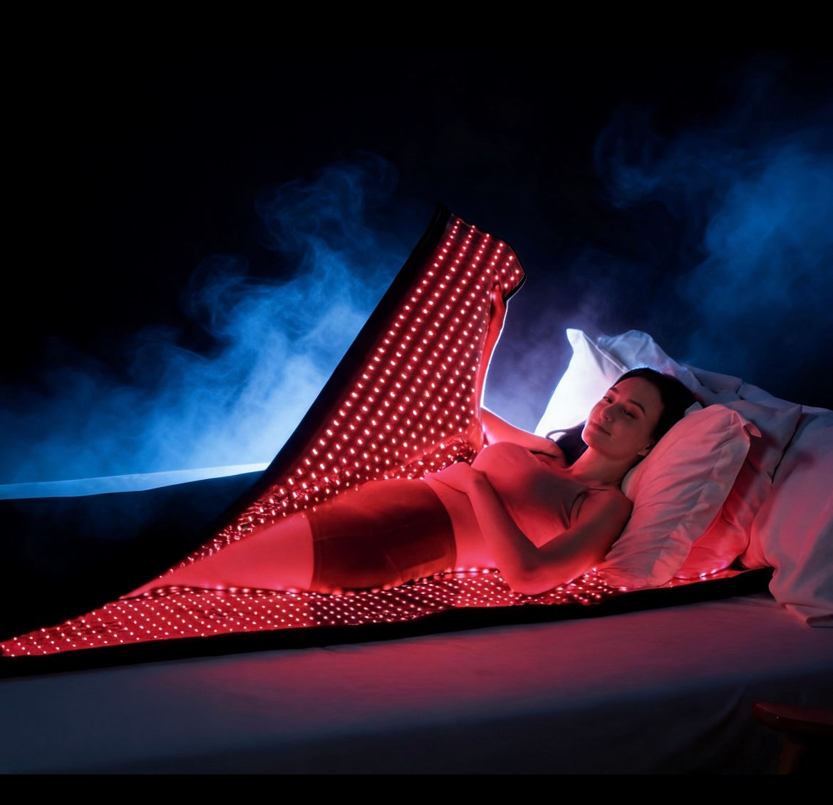 Full Body roodlichttherapiemat voor een thuisroutine