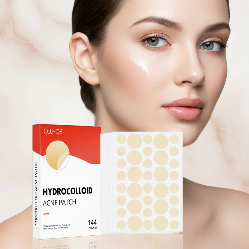 Hydrocolloïde acne patches: hoe werken ze en wanneer gebruik je ze? — bestaande productfoto van Hydrocolloïde Acne Patches – Puistjespleisters voor Gerichte Huidverzorging | 144 Stuks