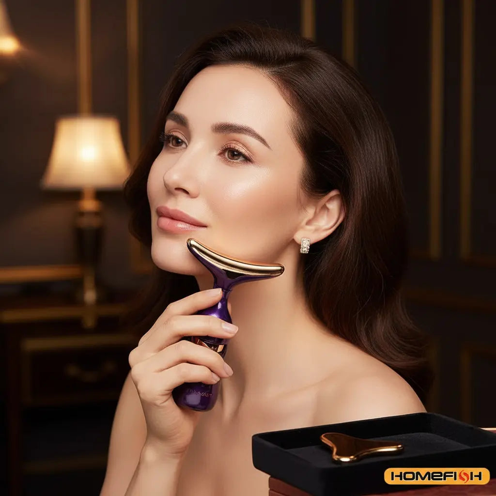 V-face lifting: werkt een elektrisch gezichtsapparaat echt? Kenza Beauty Lab