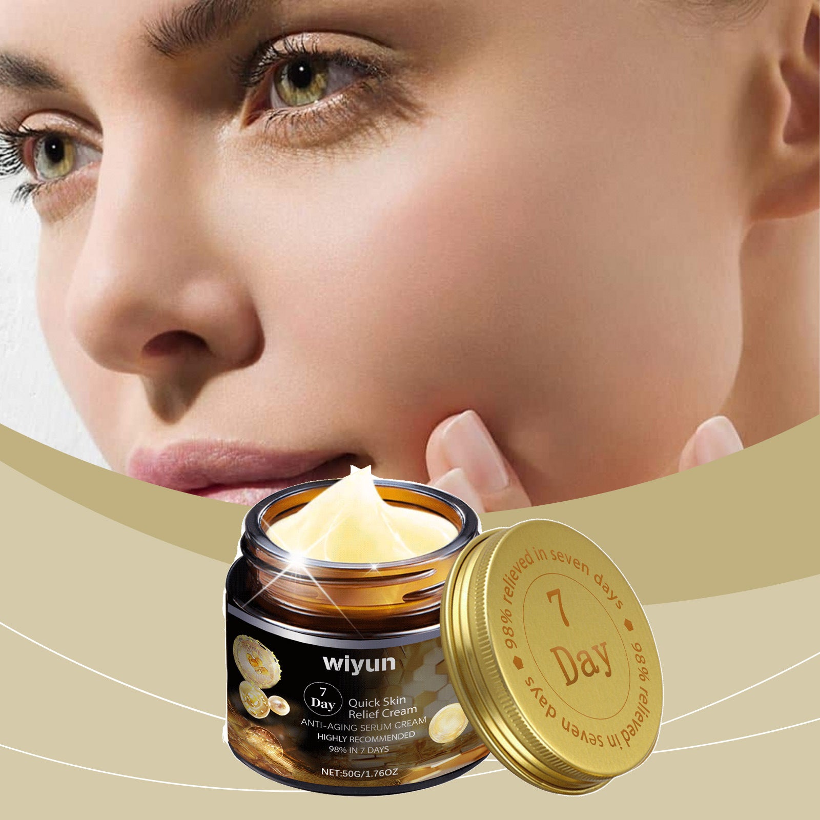 Bijengif Instant Lifting Gezichtscrème — Verstrakking & Anti-Rimpel