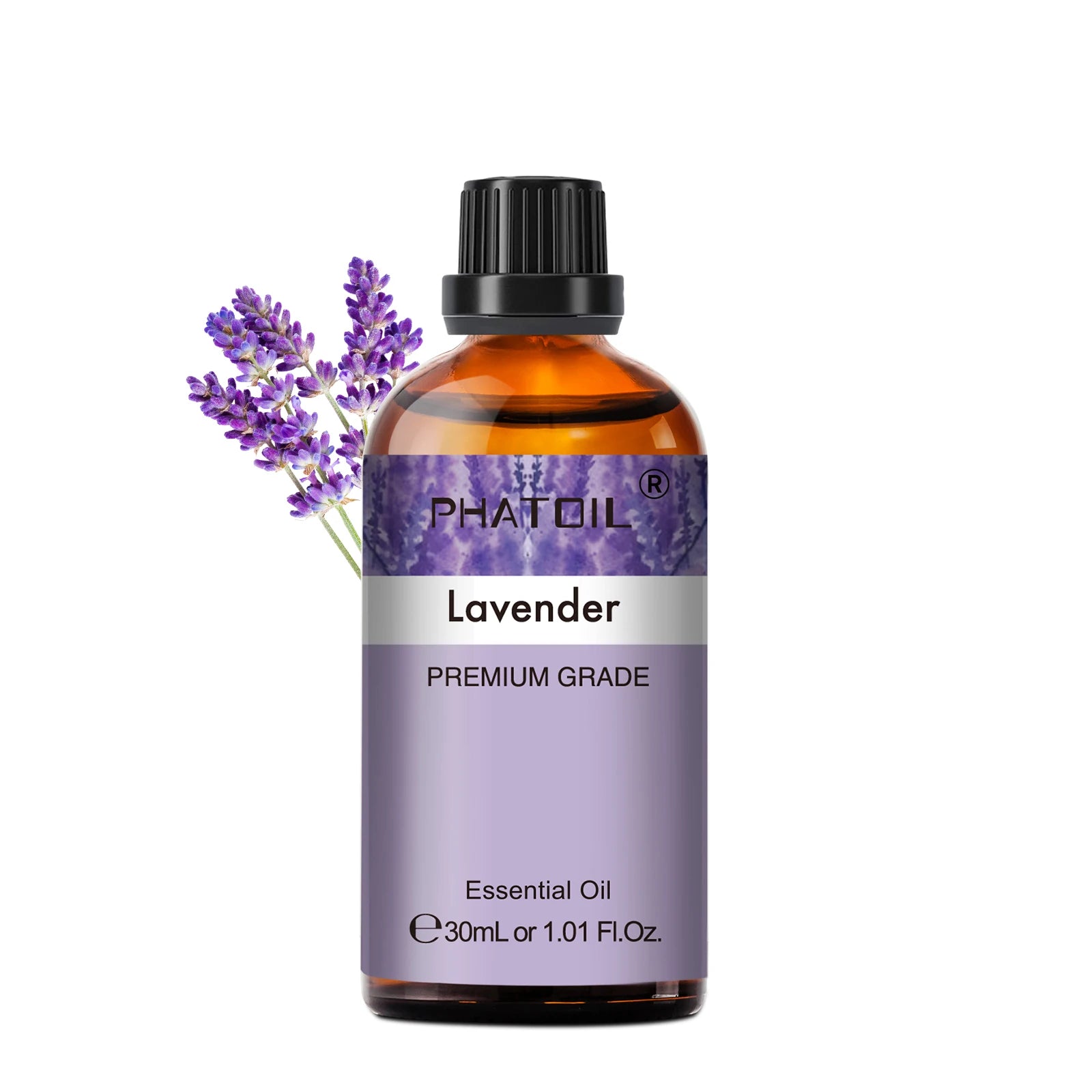 PHATOIL Essentiële Oliën Set 30ml – Lavendel, Citroen, Eucalyptus, Sandelhout & Bergamot voor Diffuser & DIY