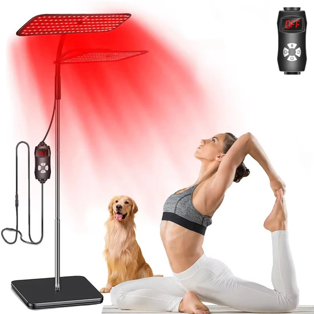 660nm & 850nm LED Roodlichttherapie Lamp – Huid & Spierherstel