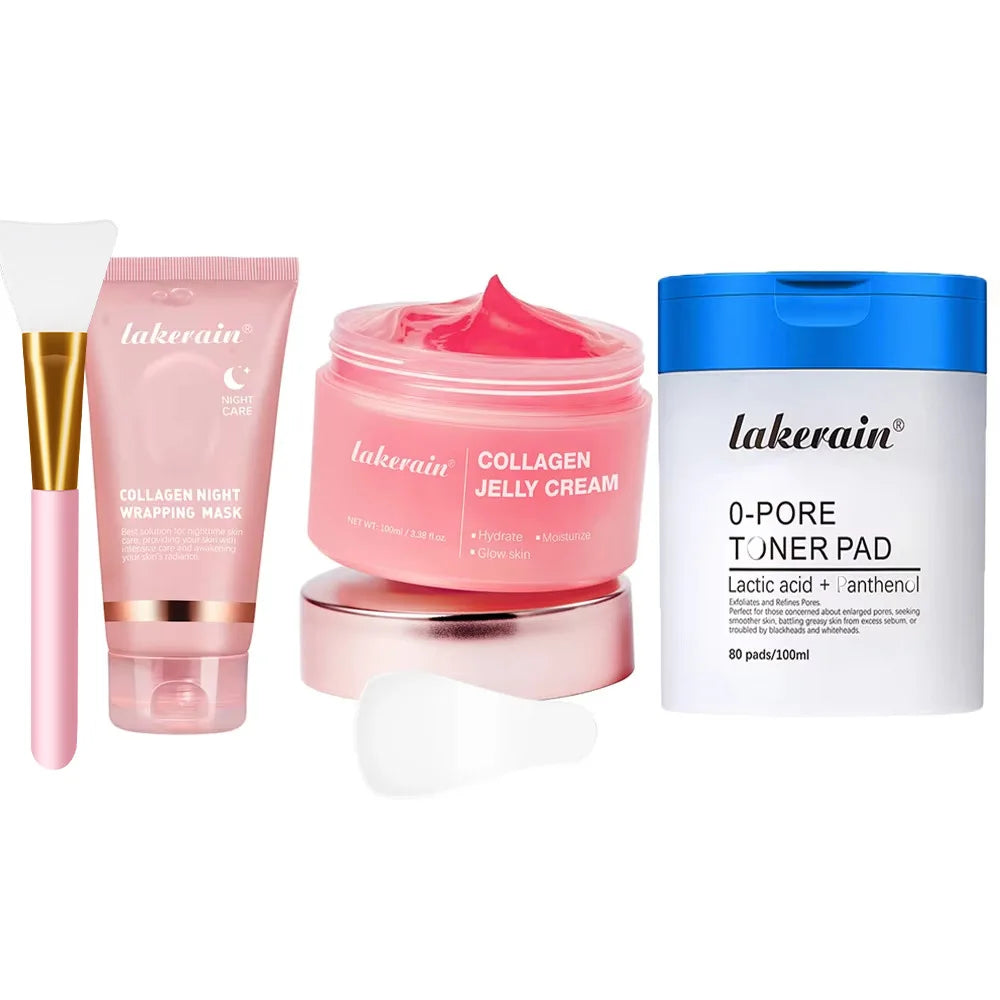 Collageen Jelly Crème Peel-Off Nachtmasker — Hydratatie & Verstrakking