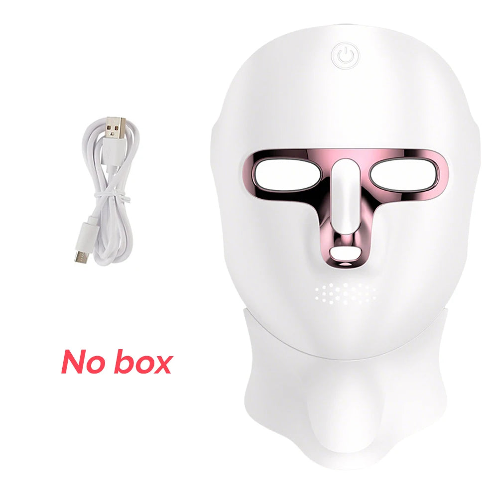 LED Gezichts- en Nekmasker — Photon Lichttherapie, Versteviging & Huidverjonging