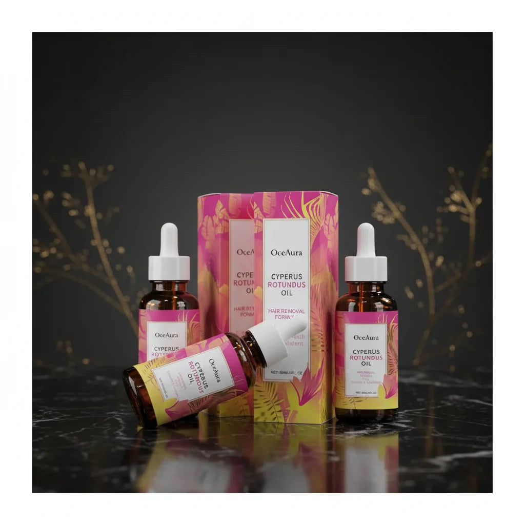 Cyperus Rotundus huidolie voor verzorging na ontharen – Kenza Beauty Lab