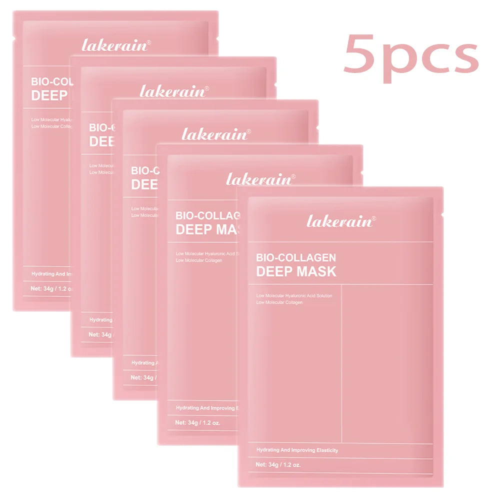 Bio-Collageen Diep Nachtmasker 34g — Hydratatie, Poriënverkleining & Stralende Huid