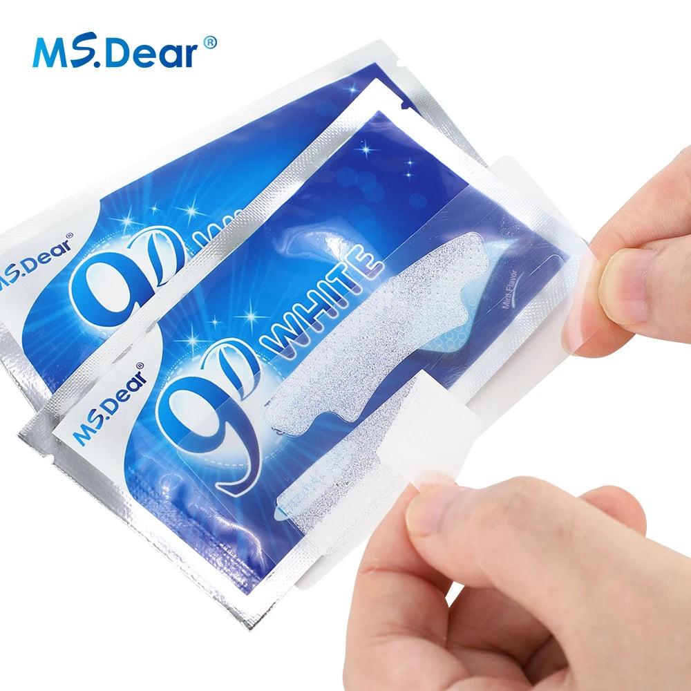 9D Gel Teeth Whitening Strips — Professionele Tandbleking Thuis