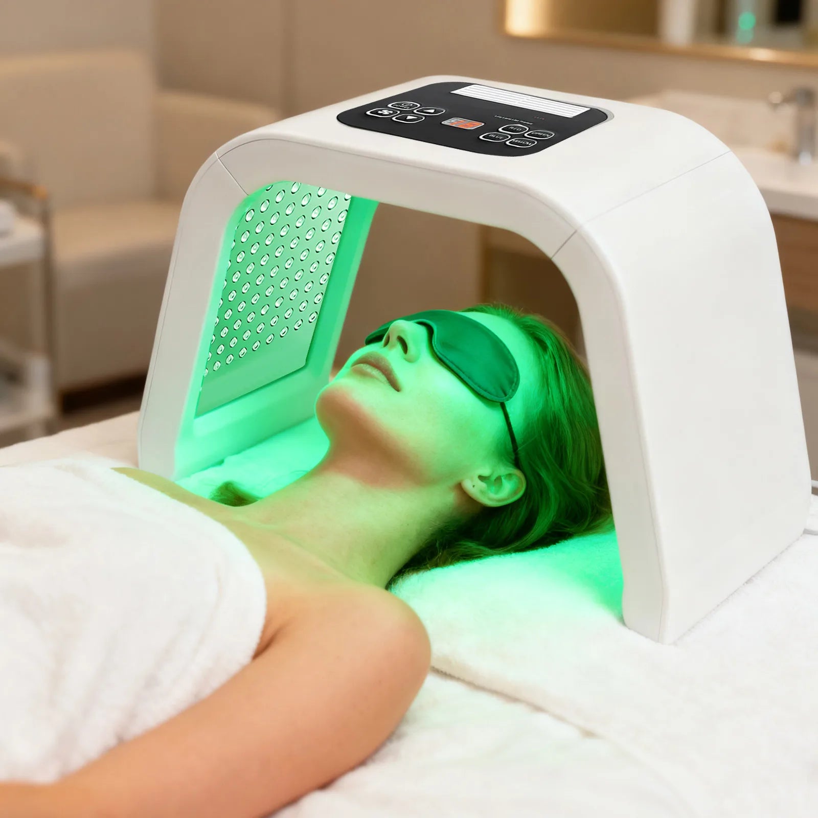 7-Kleuren PDT LED Gezichtsmasker – Professionele Photon Therapie