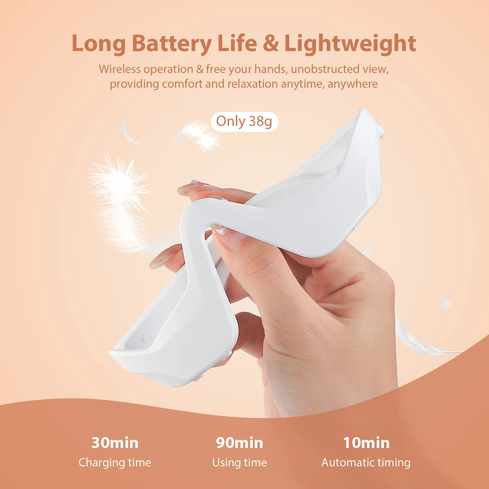 3D Oogmassager – Warmte, Vibratie & Acupressuur voor Ontspannen Ogen
