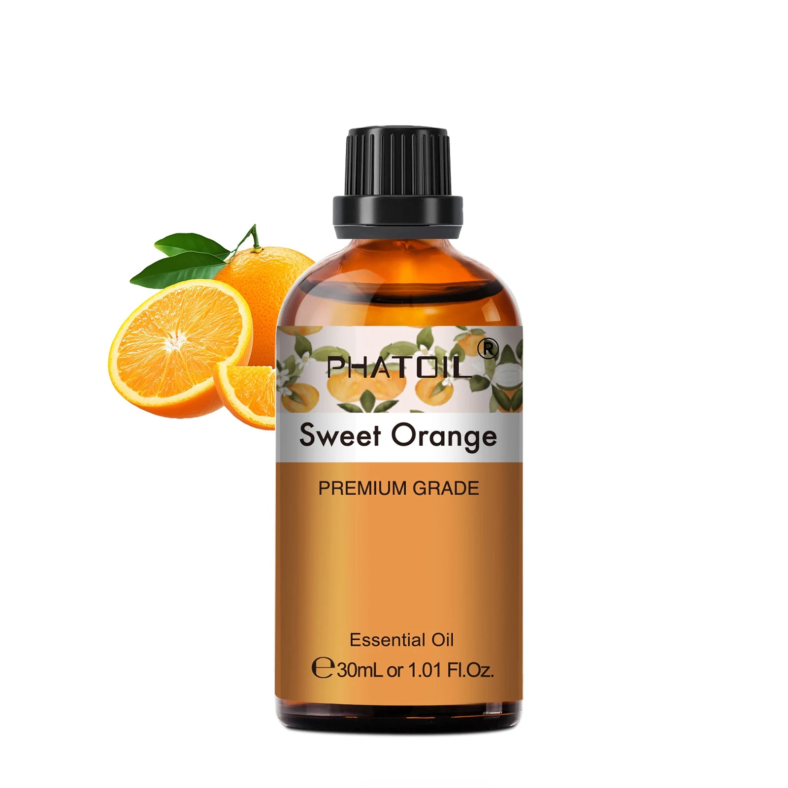 PHATOIL Essentiële Oliën Set 30ml – Lavendel, Citroen, Eucalyptus, Sandelhout & Bergamot voor Diffuser & DIY