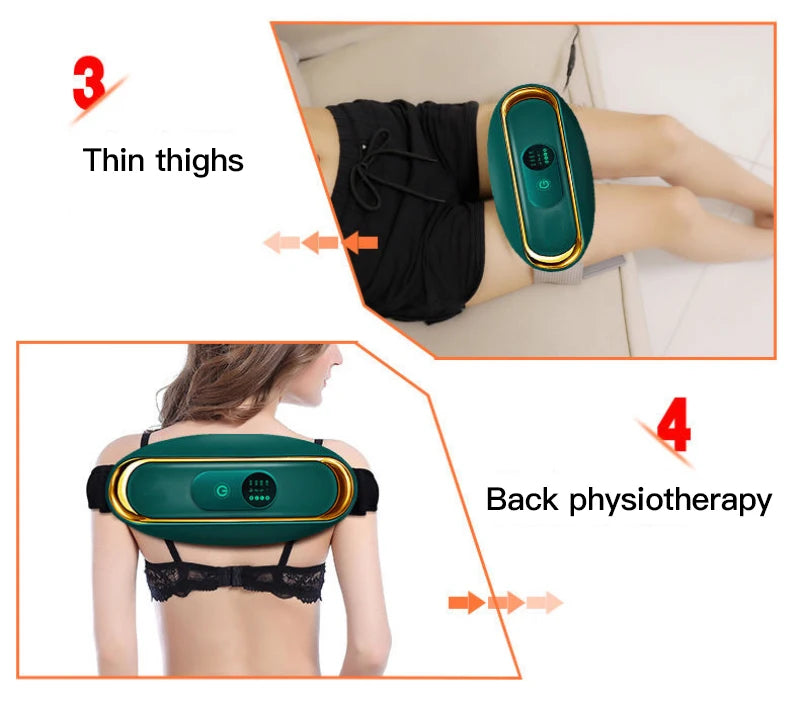 Slimming Machine Abdominal Massage Belt Anti-cellulite Massager Women Electric Belly Fat Burner for Body Massager Fat Removal Kenza Beauty Lab