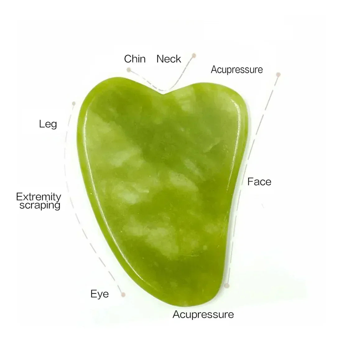 Natuurlijke Jade Roller & Gua Sha Set — Gezichtsmassage voor Lifting, Ontspanning & Stralende Huid