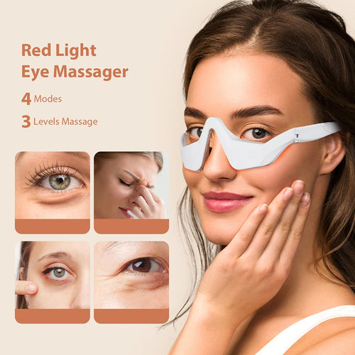 3D Oogmassager – Warmte, Vibratie & Acupressuur voor Ontspannen Ogen
