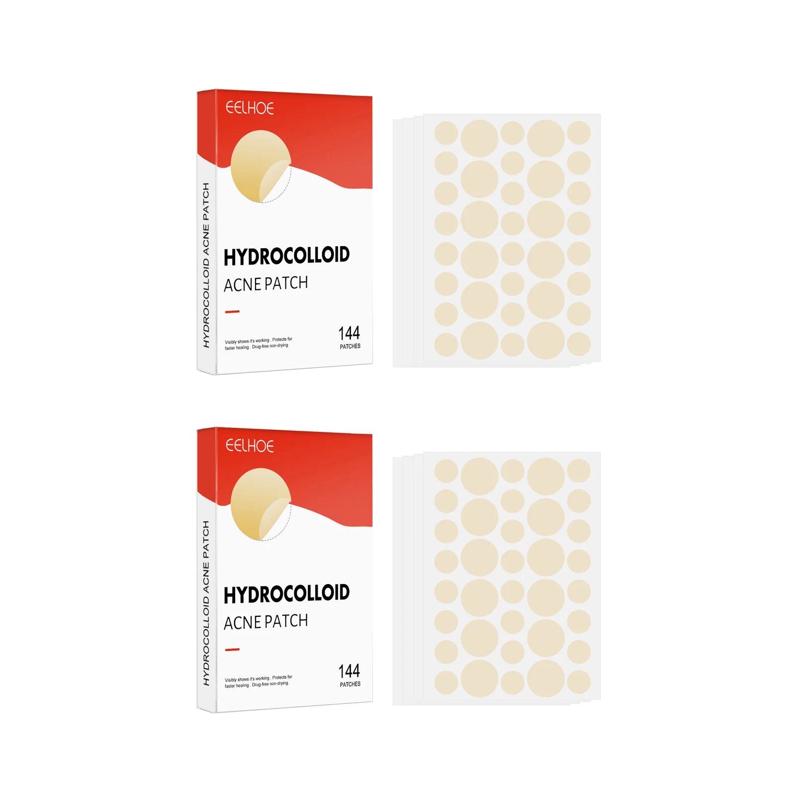 Hydrocolloid Acne Patches — Onzichtbare Puistjesbehandeling