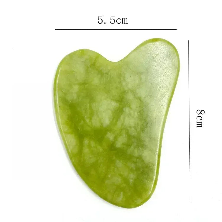 Natuurlijke Jade Roller & Gua Sha Set — Gezichtsmassage voor Lifting, Ontspanning & Stralende Huid