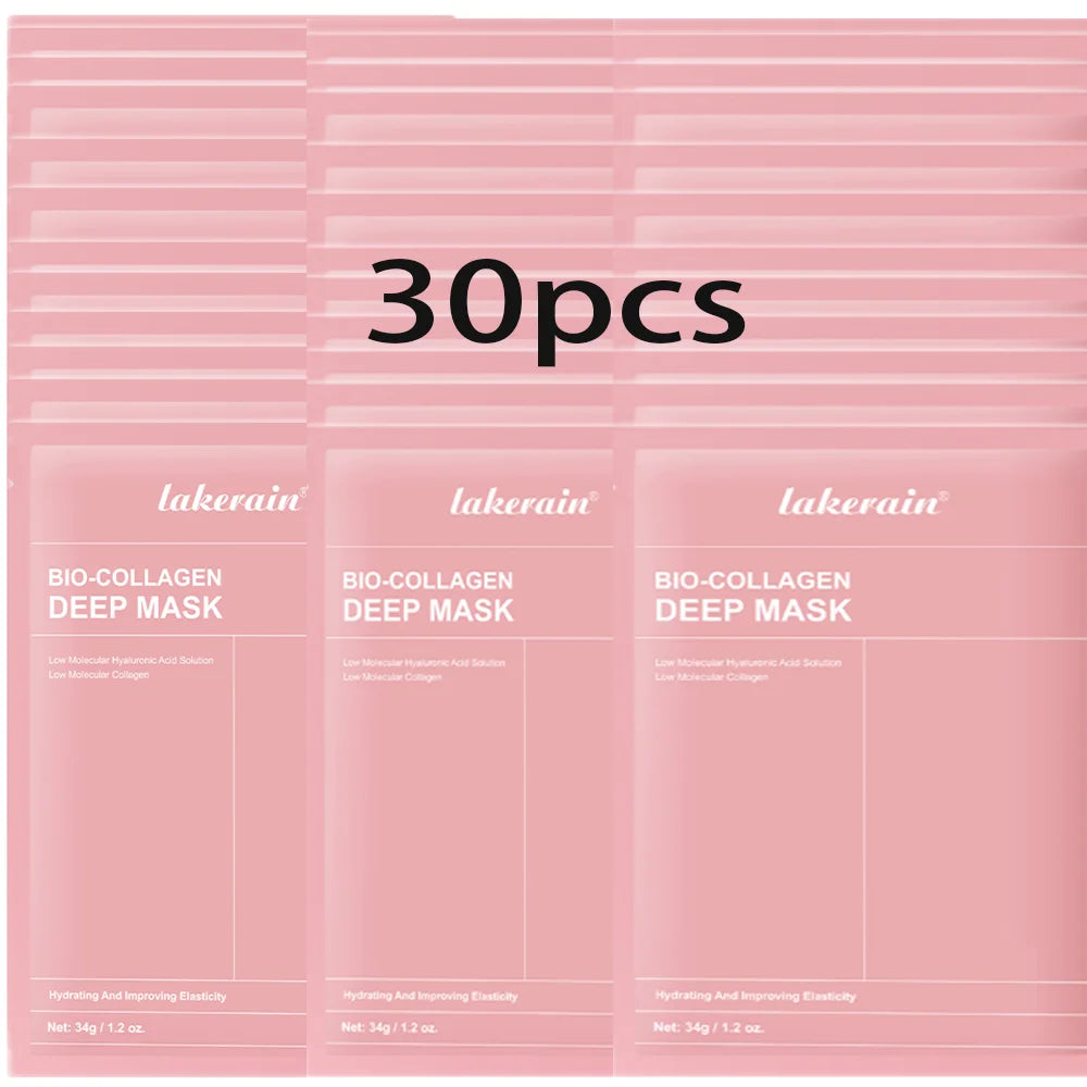 Bio-Collageen Diep Nachtmasker 34g — Hydratatie, Poriënverkleining & Stralende Huid