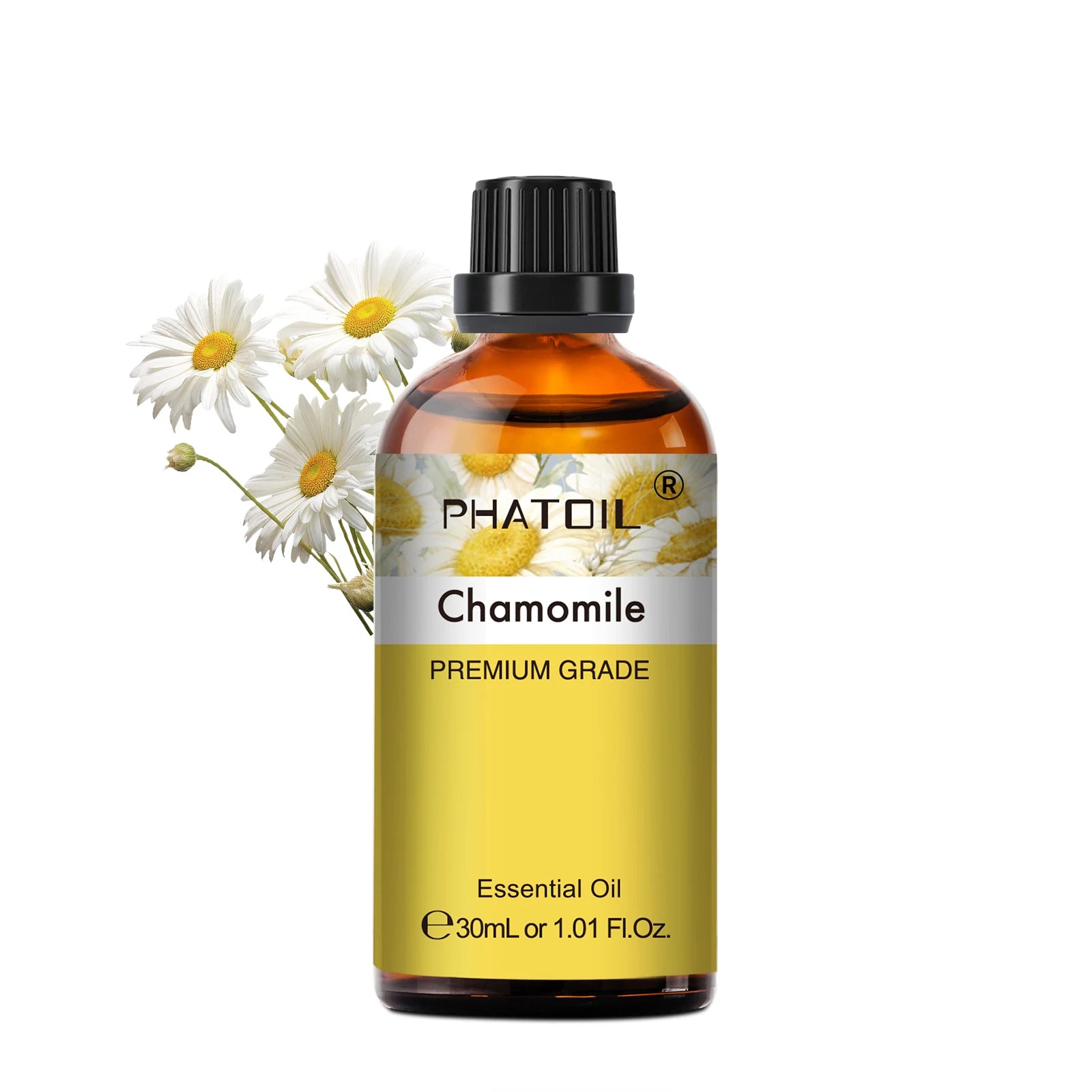 PHATOIL Essentiële Oliën Set 30ml – Lavendel, Citroen, Eucalyptus, Sandelhout & Bergamot voor Diffuser & DIY