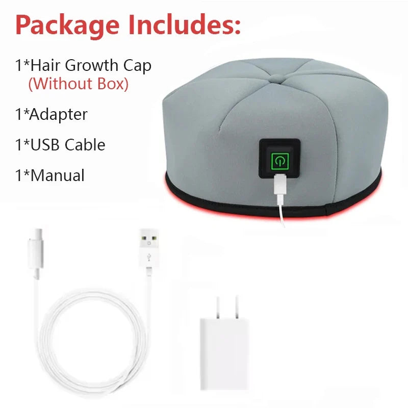 Roodlichttherapie Haargroei Helm 660nm & 830nm — detailweergave
