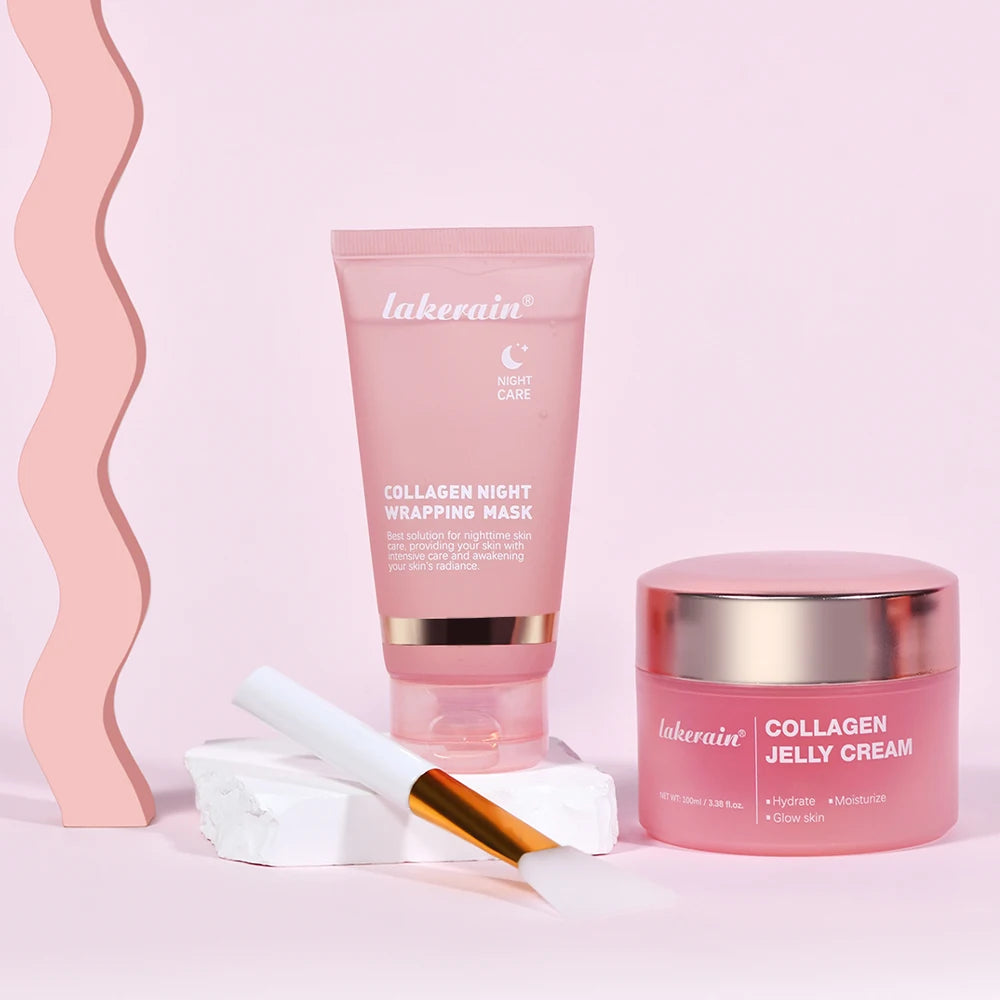Collageen Jelly Crème Peel-Off Nachtmasker — Hydratatie & Verstrakking