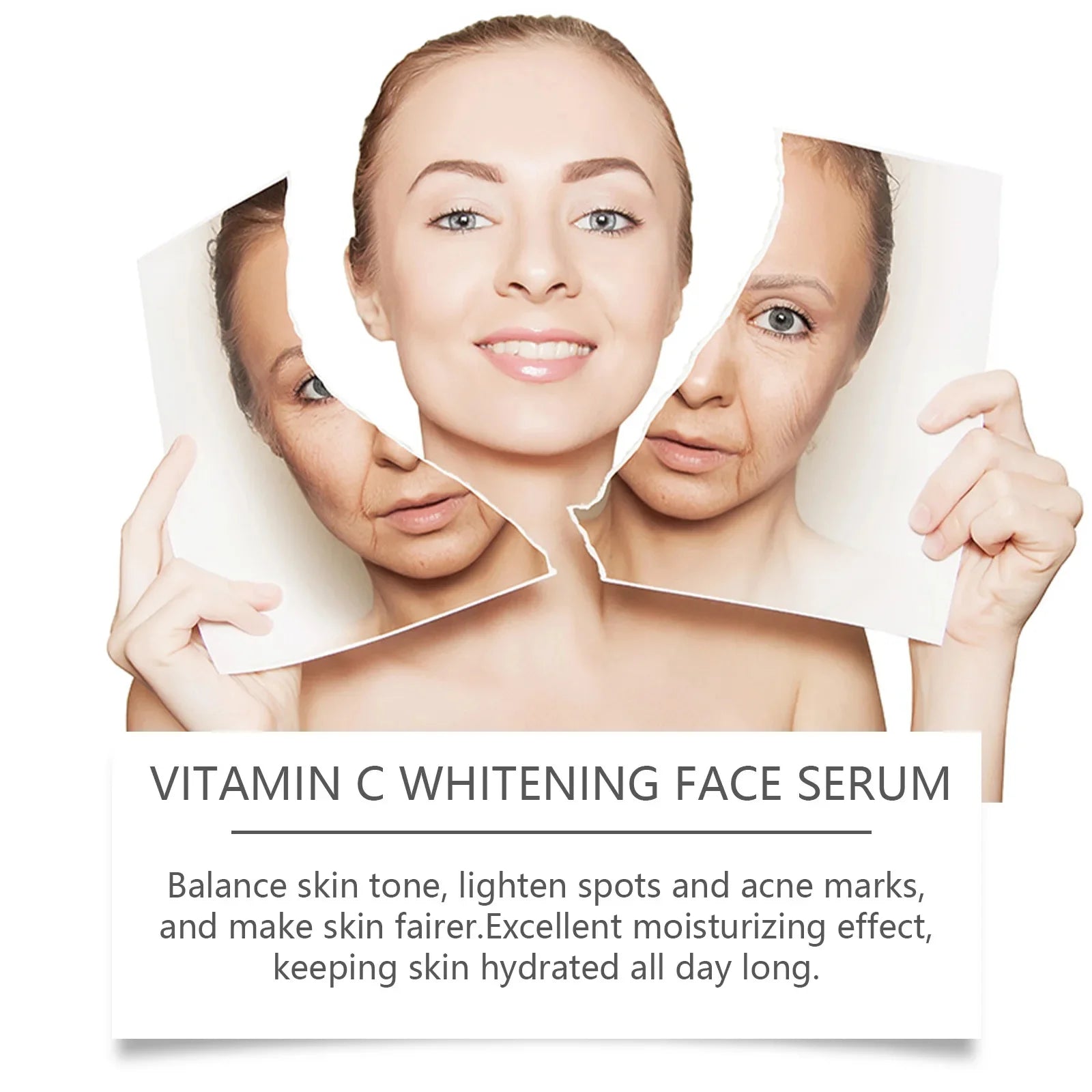 Vitamine C Whitening Serum — Vlekken Verwijderen, Brightening & Huidherstel