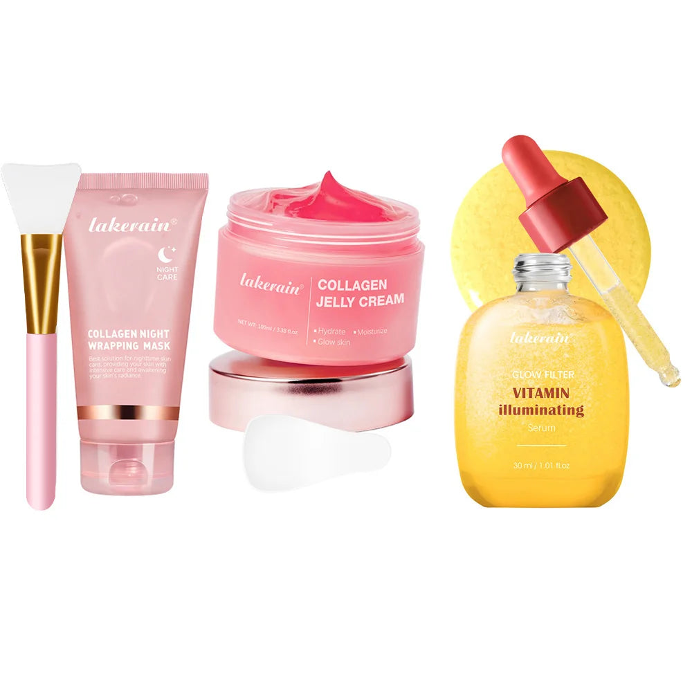 Collageen Jelly Crème Peel-Off Nachtmasker — Hydratatie & Verstrakking