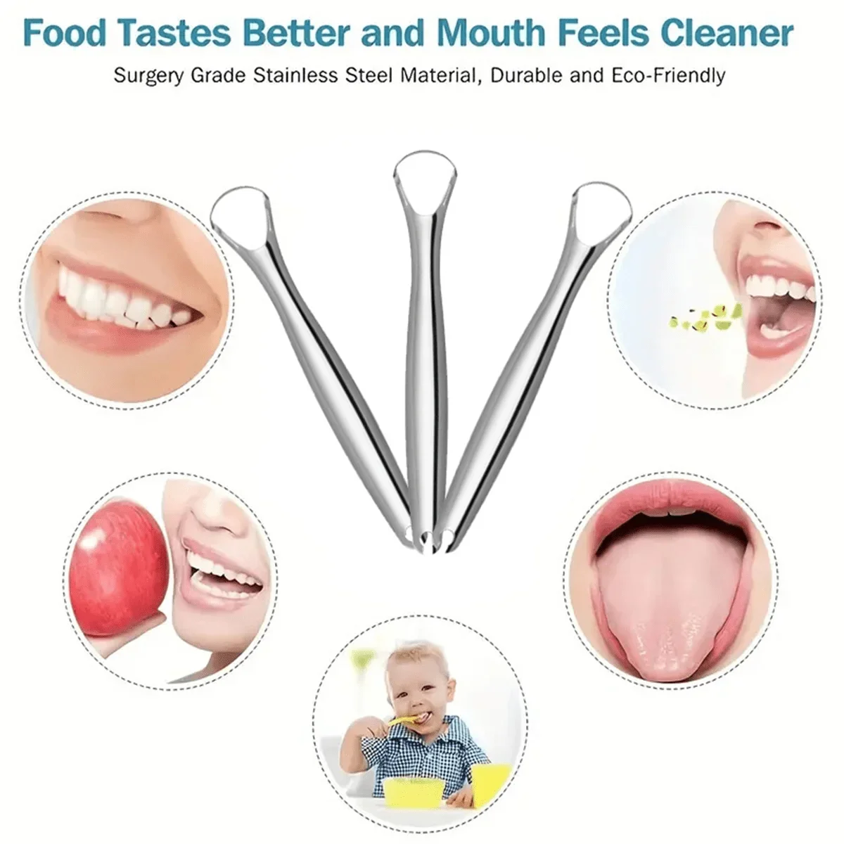 RVS Tongschraper — voor Frisse Adem & Mondhygiëne