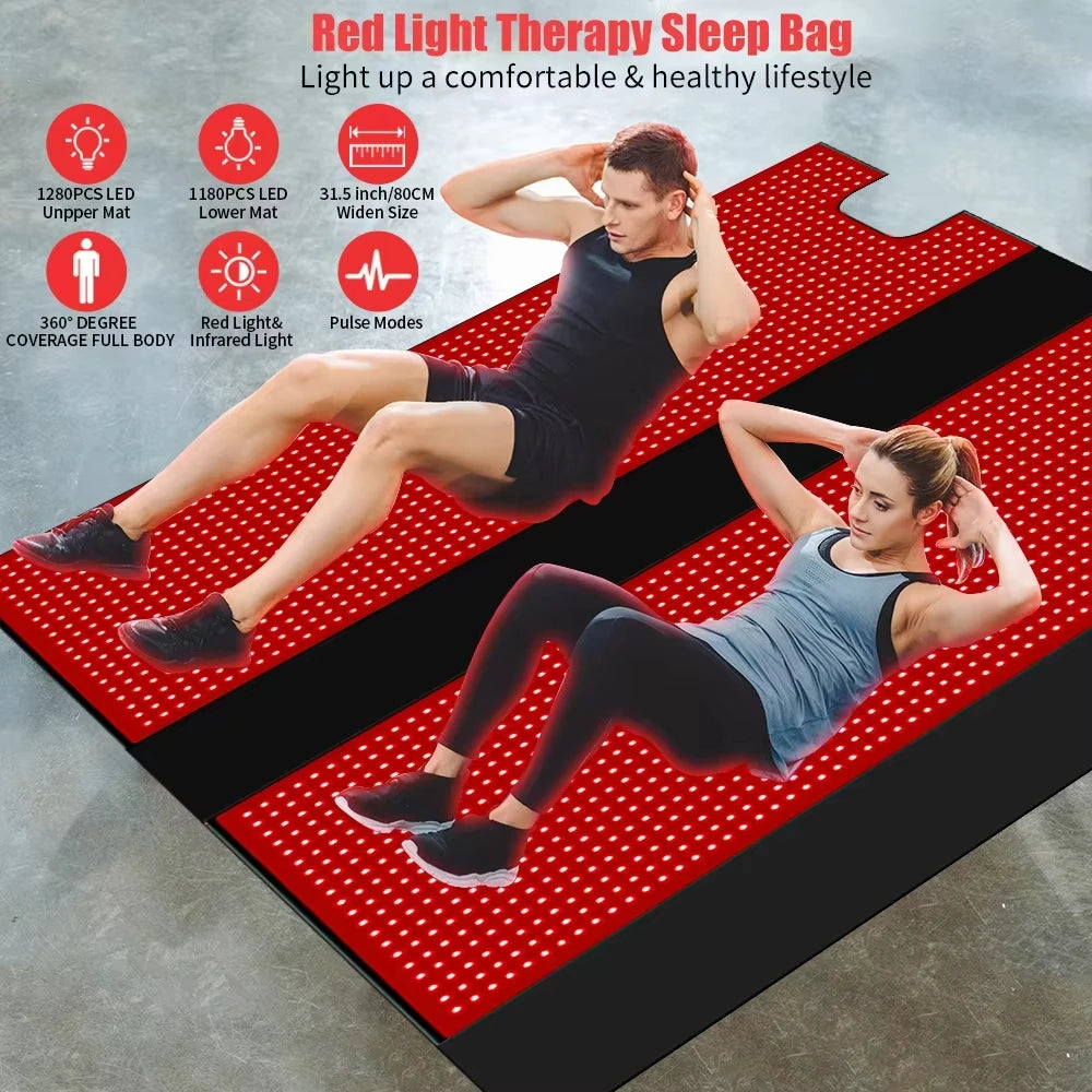 Full Body Red Light Therapy Mat — 660nm & 850nm