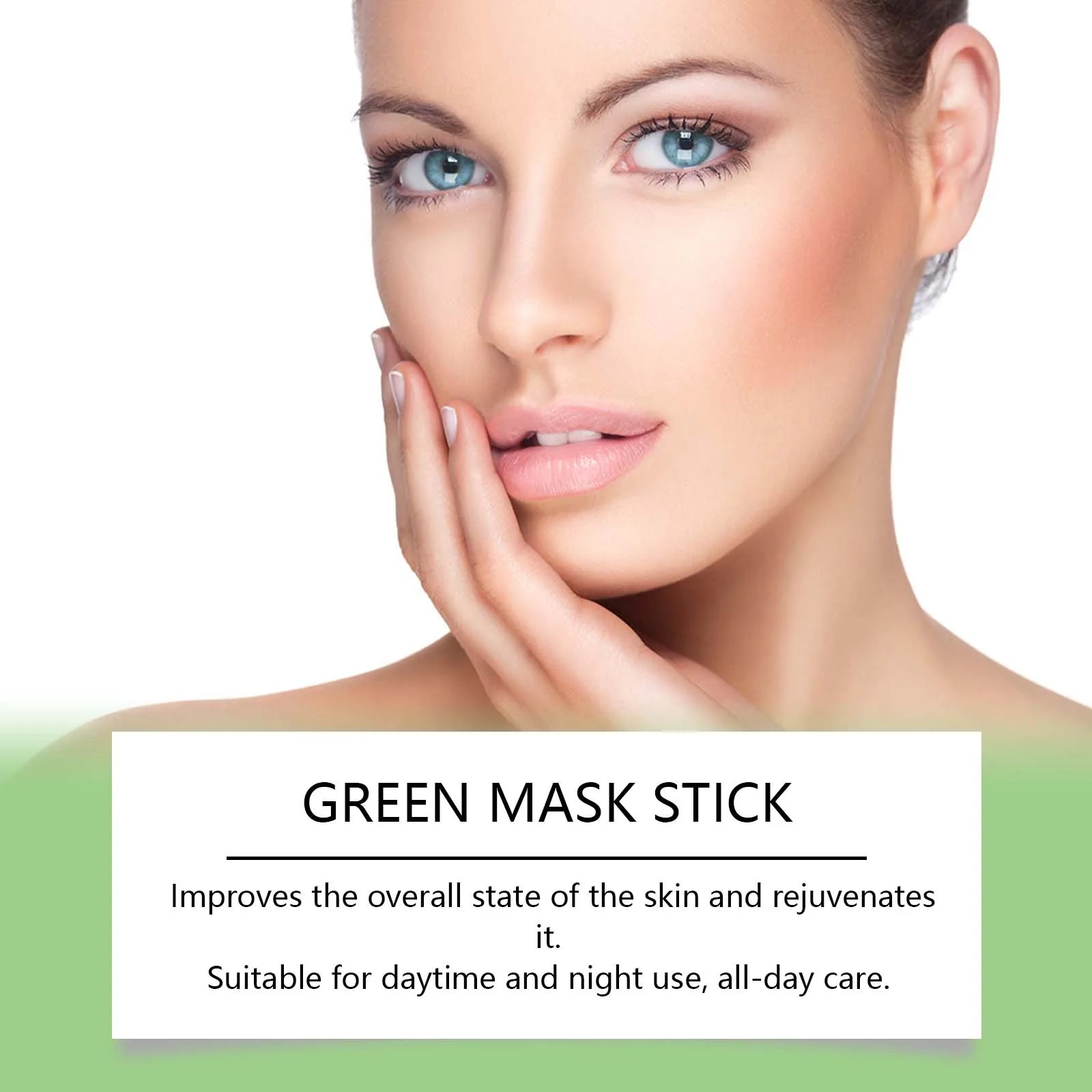 Green Tea Clay Mask Stick — Poriënreiniging, Anti-Acne & Stralende Huid