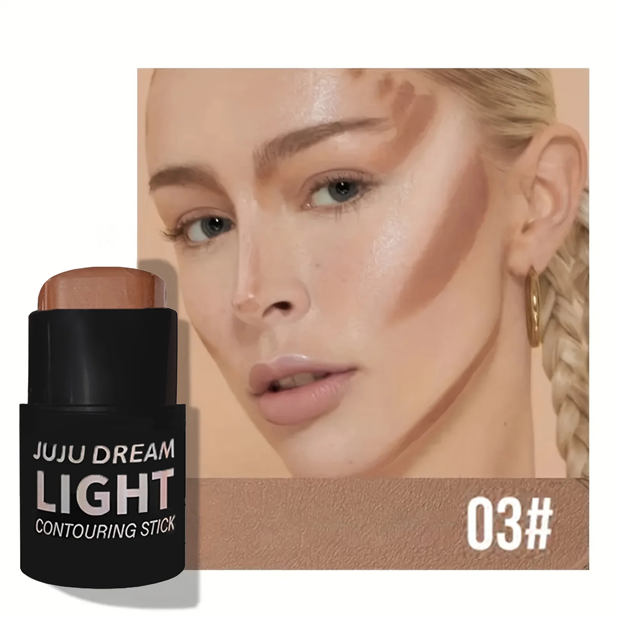 Matte Bronzer Contour Stick – Langdurige Contouring voor een Gedefinieerd Gezicht