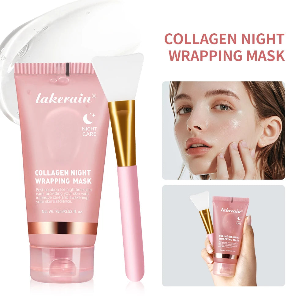 Collageen Jelly Crème Peel-Off Nachtmasker — Hydratatie & Verstrakking