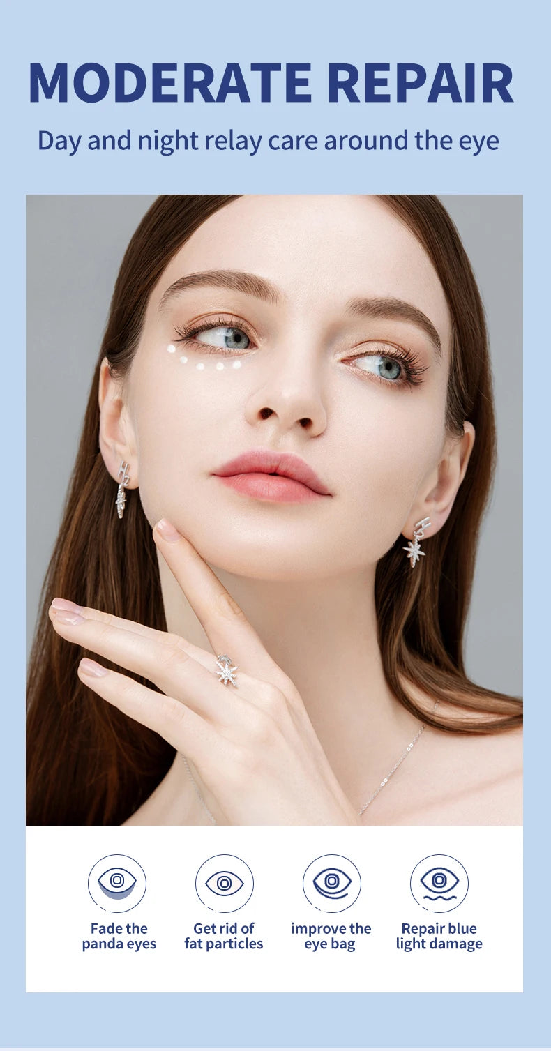 OCHEAL Elektrische Massage Oogcrème — Hyaluronzuur, Anti-Rimpel & Hydratatie