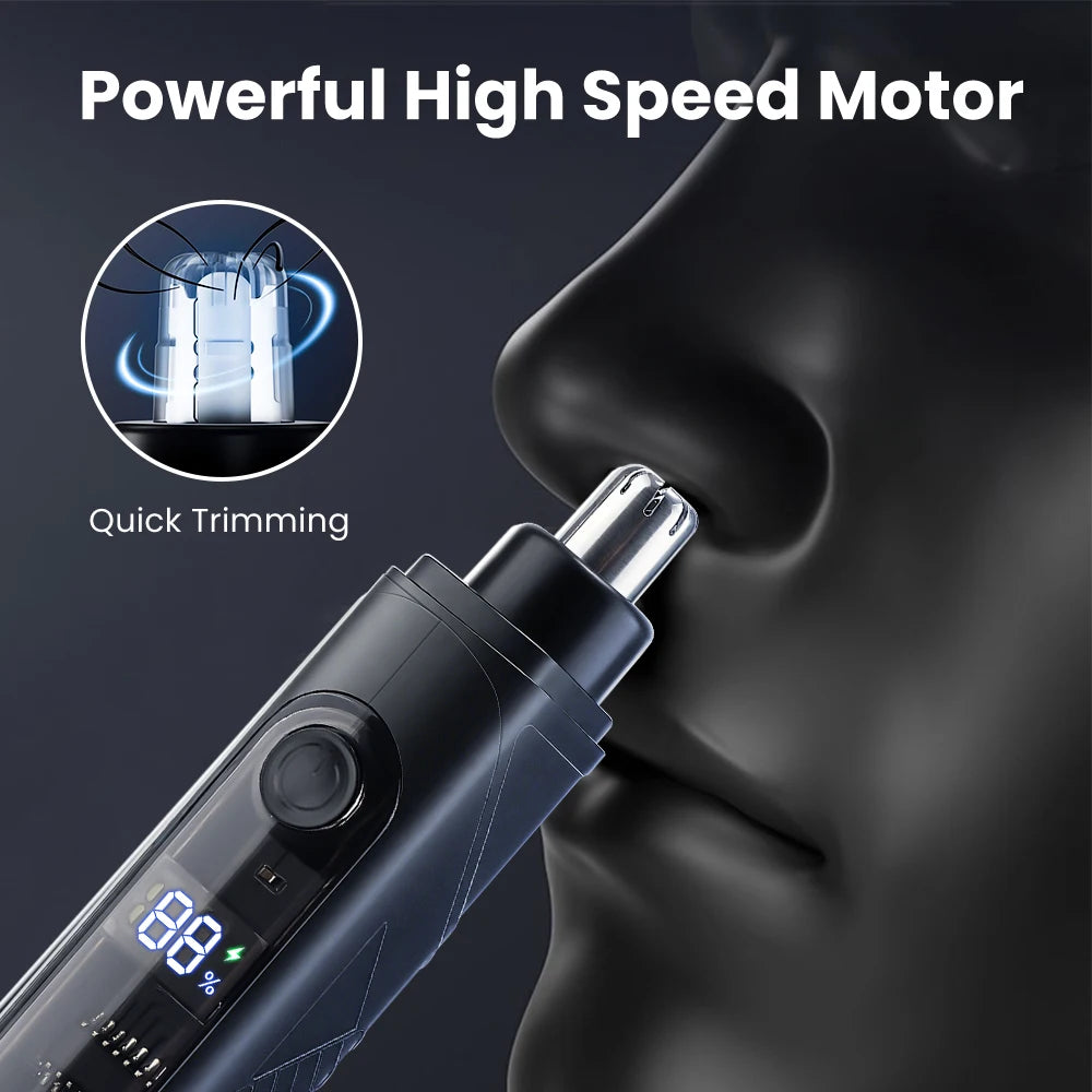 Oplaadbare Neushaar Trimmer & Gezichtshaar Scheerapparaat — Draagbare Grooming Tool