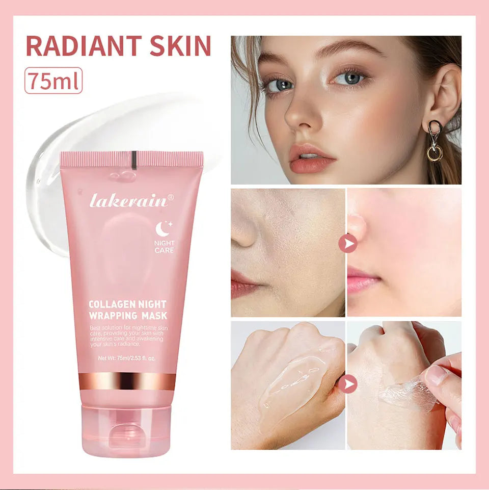 Collageen Jelly Crème Peel-Off Nachtmasker — Hydratatie & Verstrakking