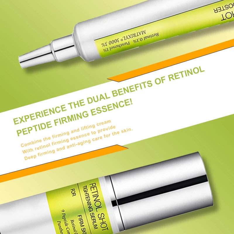 Retinol Crème Shot — Verstrakking & Poriënverkleining