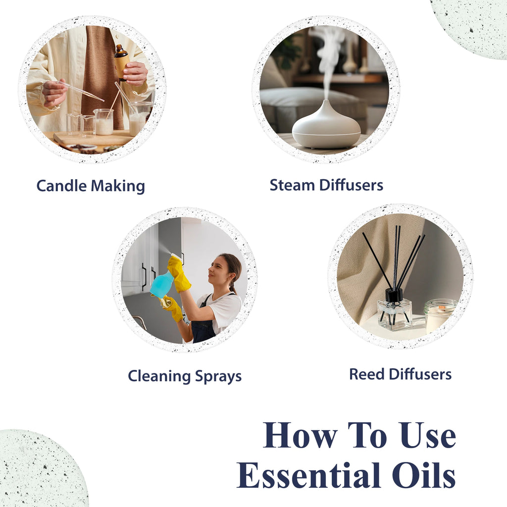 PHATOIL Essentiële Oliën Set 30ml – Lavendel, Citroen, Eucalyptus, Sandelhout & Bergamot voor Diffuser & DIY