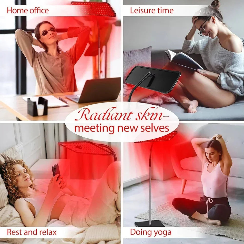 660nm & 850nm LED Roodlichttherapie Lamp – Huid & Spierherstel