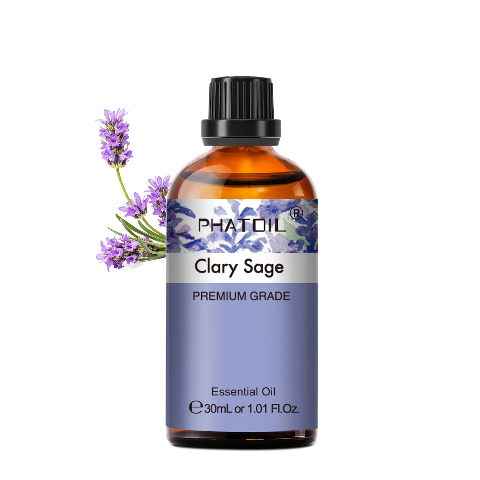 PHATOIL Essentiële Oliën Set 30ml – Lavendel, Citroen, Eucalyptus, Sandelhout & Bergamot voor Diffuser & DIY