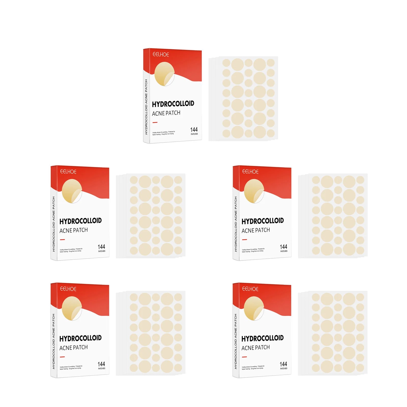Hydrocolloid Acne Patches — Onzichtbare Puistjesbehandeling