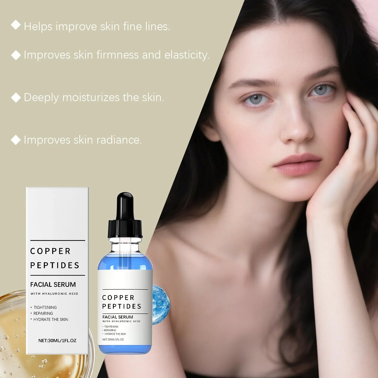 Koper Peptide Serum detail Kenza Beauty Lab