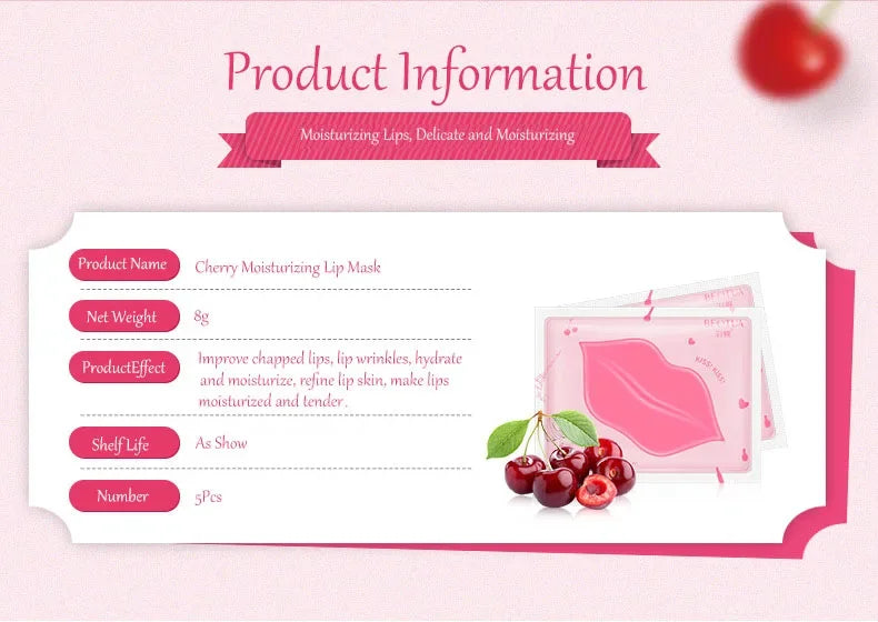 Lip Masker Hydratatie & Herstel – Voedende Lippenverzorging voor Zachte, Volle Lippen