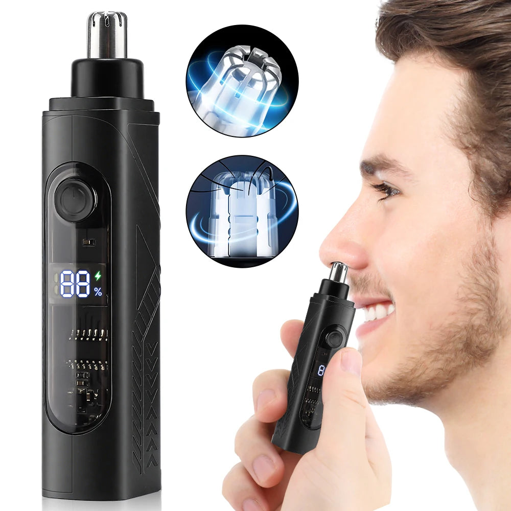 Oplaadbare Neushaar Trimmer & Gezichtshaar Scheerapparaat — Draagbare Grooming Tool