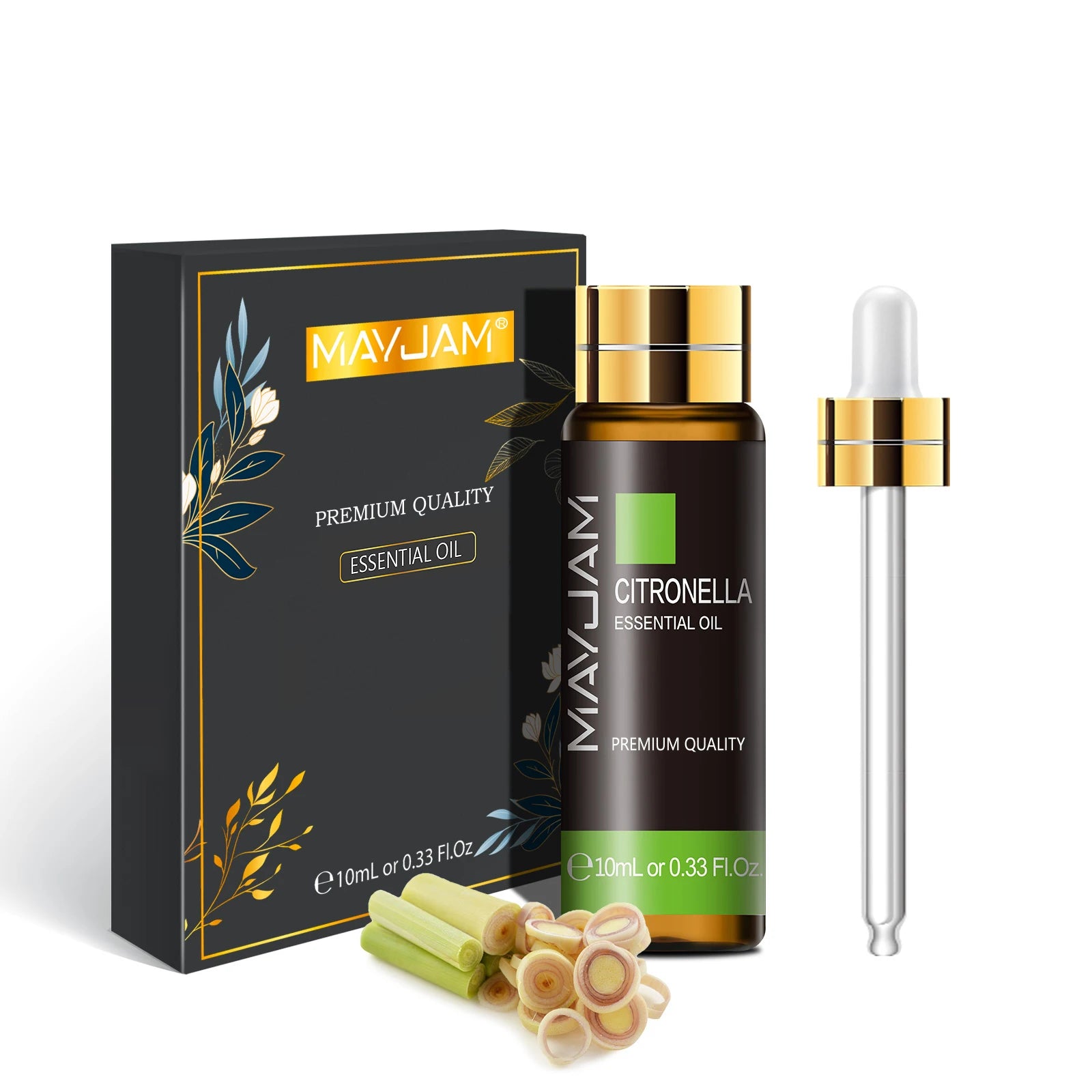 MAYJAM Essentiële Oliën 10ml – Puur Plantenextract voor Aromatherapie & DIY