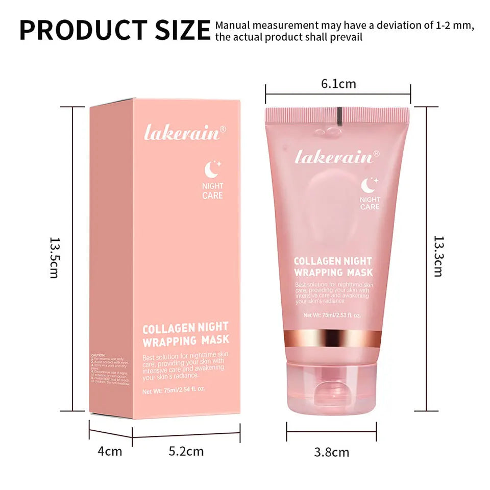 Collageen Jelly Crème Peel-Off Nachtmasker — Hydratatie & Verstrakking