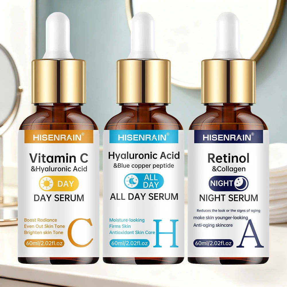 Vitamine C & Retinol Serum Duo — Anti-Aging & Diepe Hydratatie