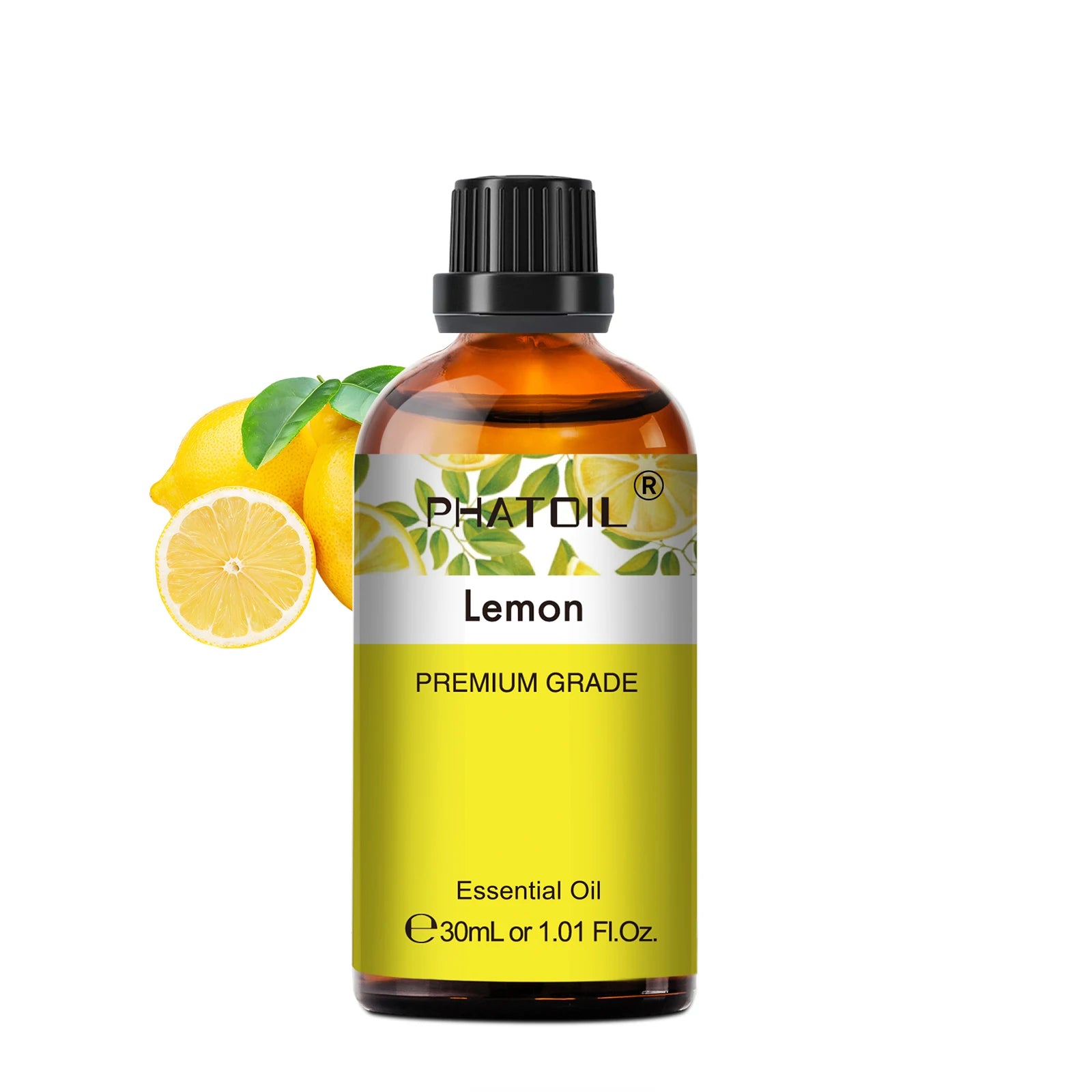 PHATOIL Essentiële Oliën Set 30ml – Lavendel, Citroen, Eucalyptus, Sandelhout & Bergamot voor Diffuser & DIY