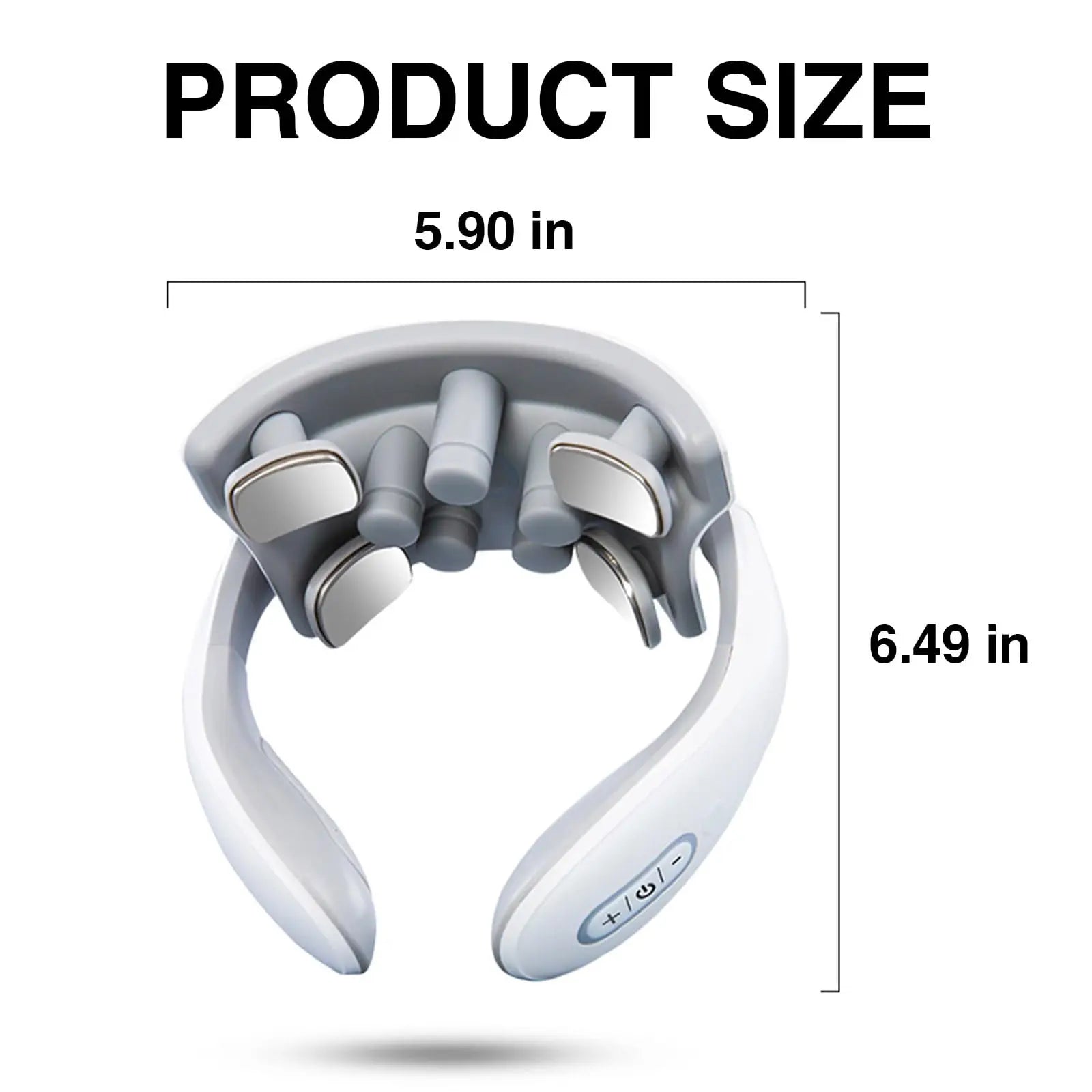 Vibration Neck Masssger Rechargeable Low Frequency Pulse Cervical Massager Smart Electric Neck Massager Red Light Massage Kenza Beauty Lab