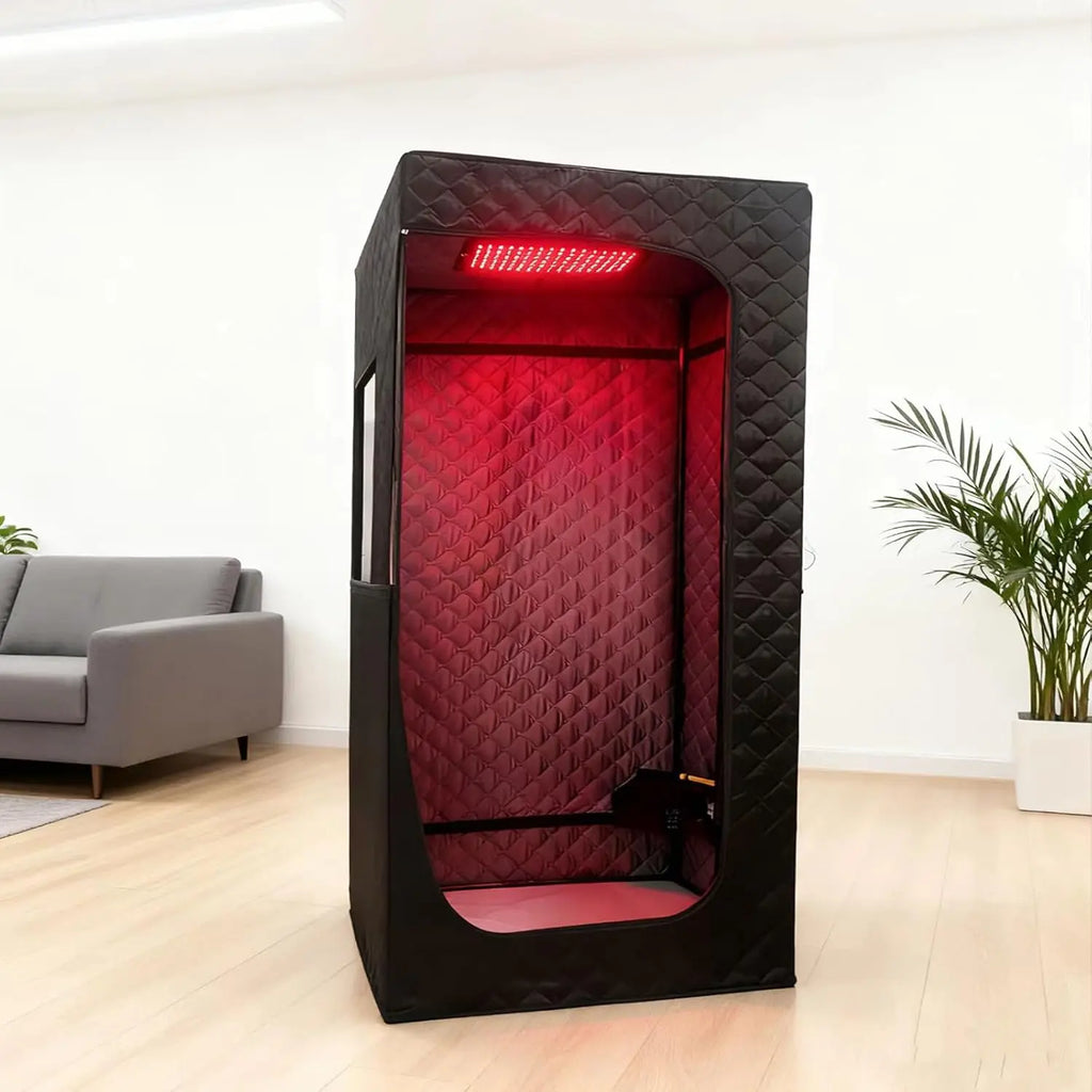 Draagbare infrarood sauna 1500W met 660nm rood licht detail