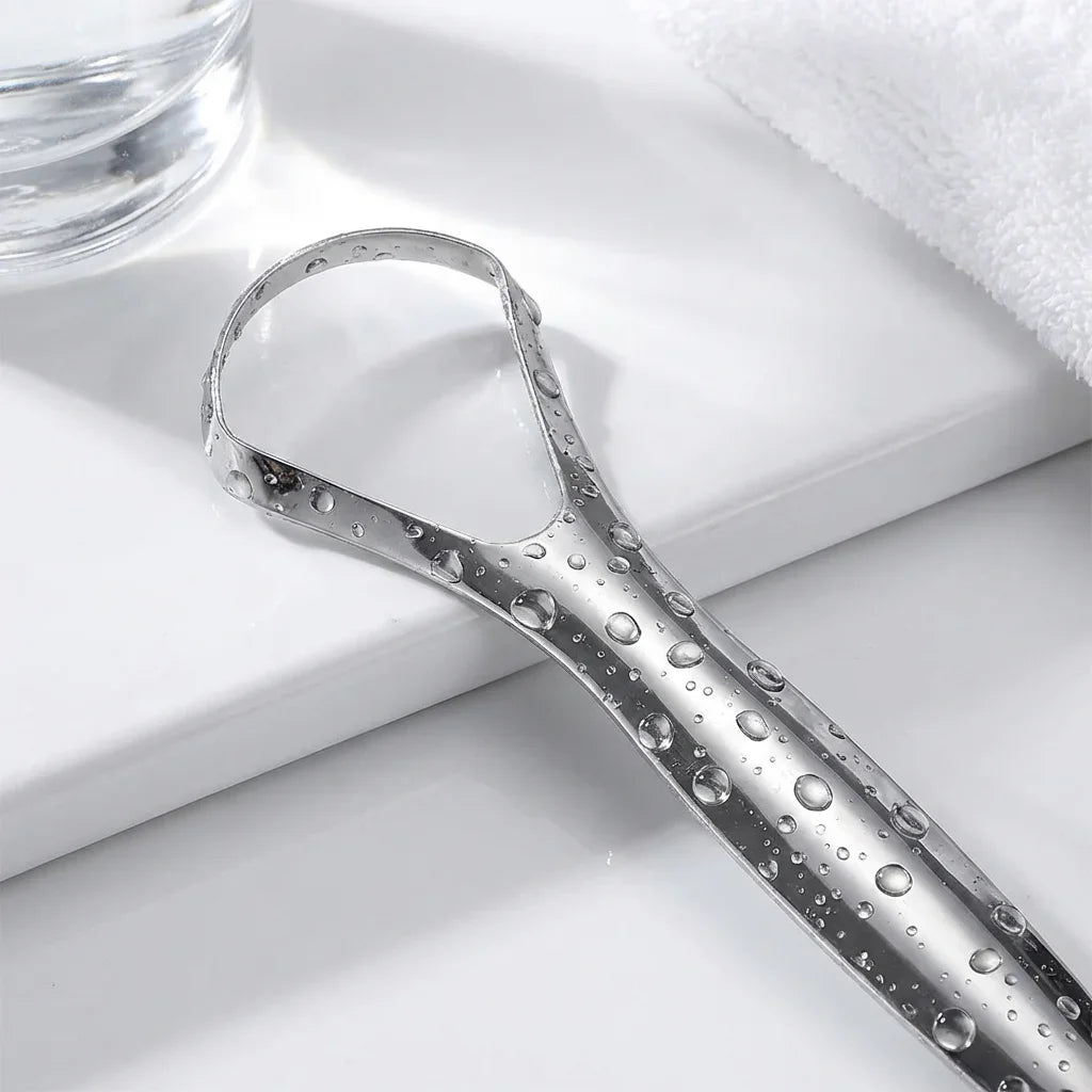 RVS Tongschraper — voor Frisse Adem & Mondhygiëne