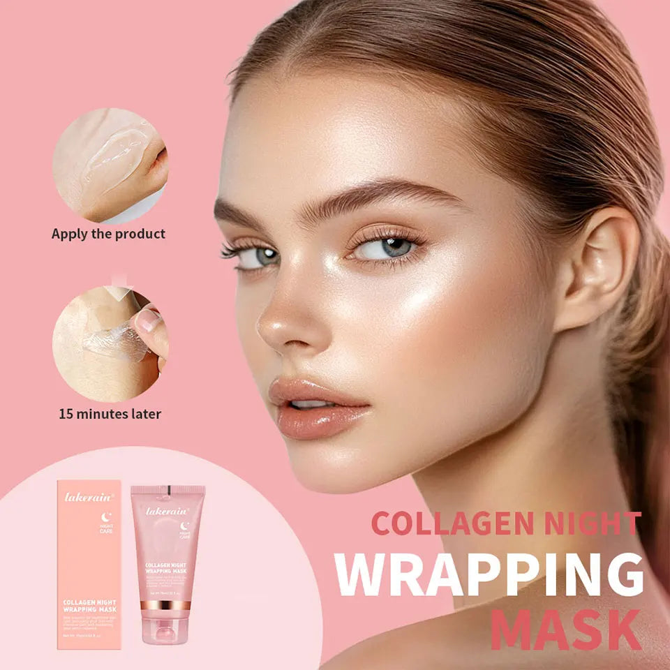 Collageen Jelly Crème Peel-Off Nachtmasker — Hydratatie & Verstrakking